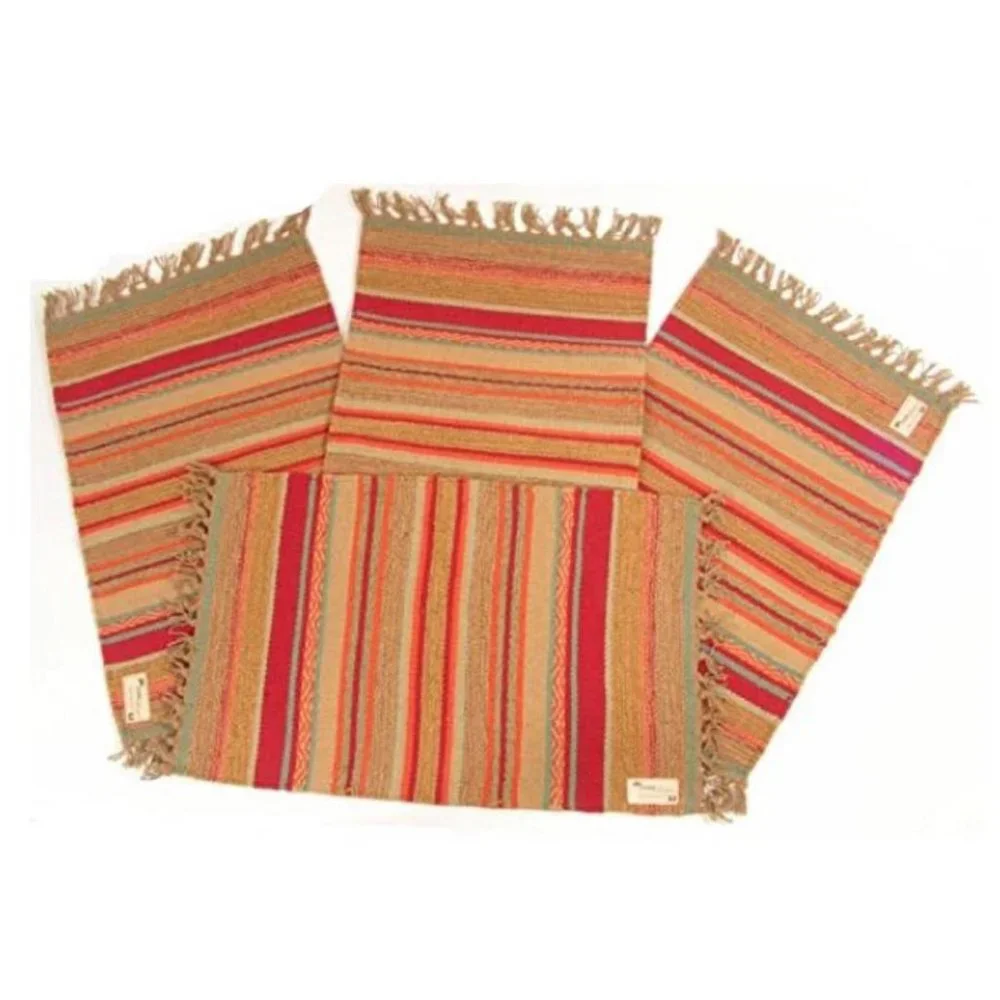 Park Designs Serape Stripe Placemats, Set of 4 - 13 x 20 inches - NWT